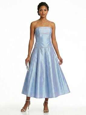 Alfred Angelo 2 Piece "Blue Frost" Taffeta Dress NEW Sz. 14